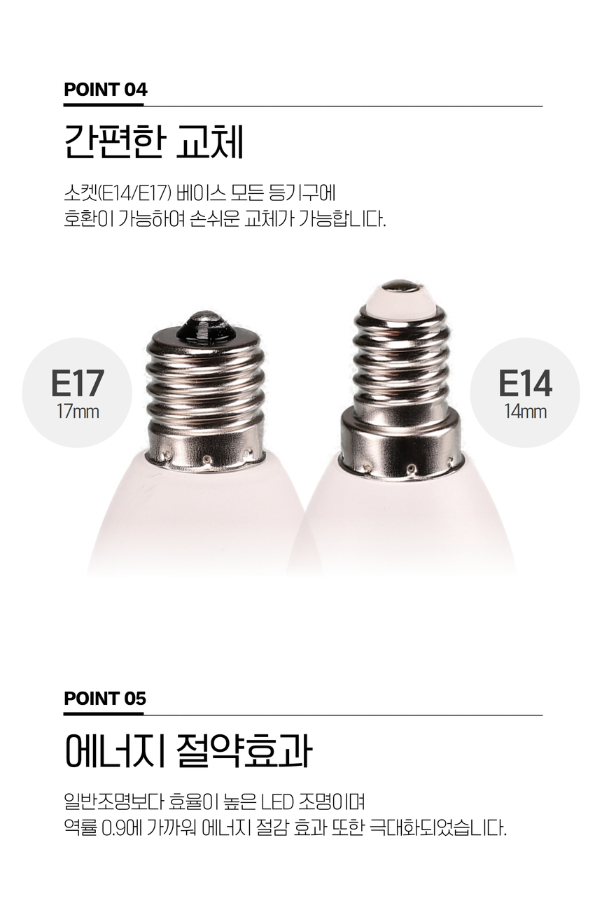 비츠온 촛대구 led 불투명 전구 4.jpg