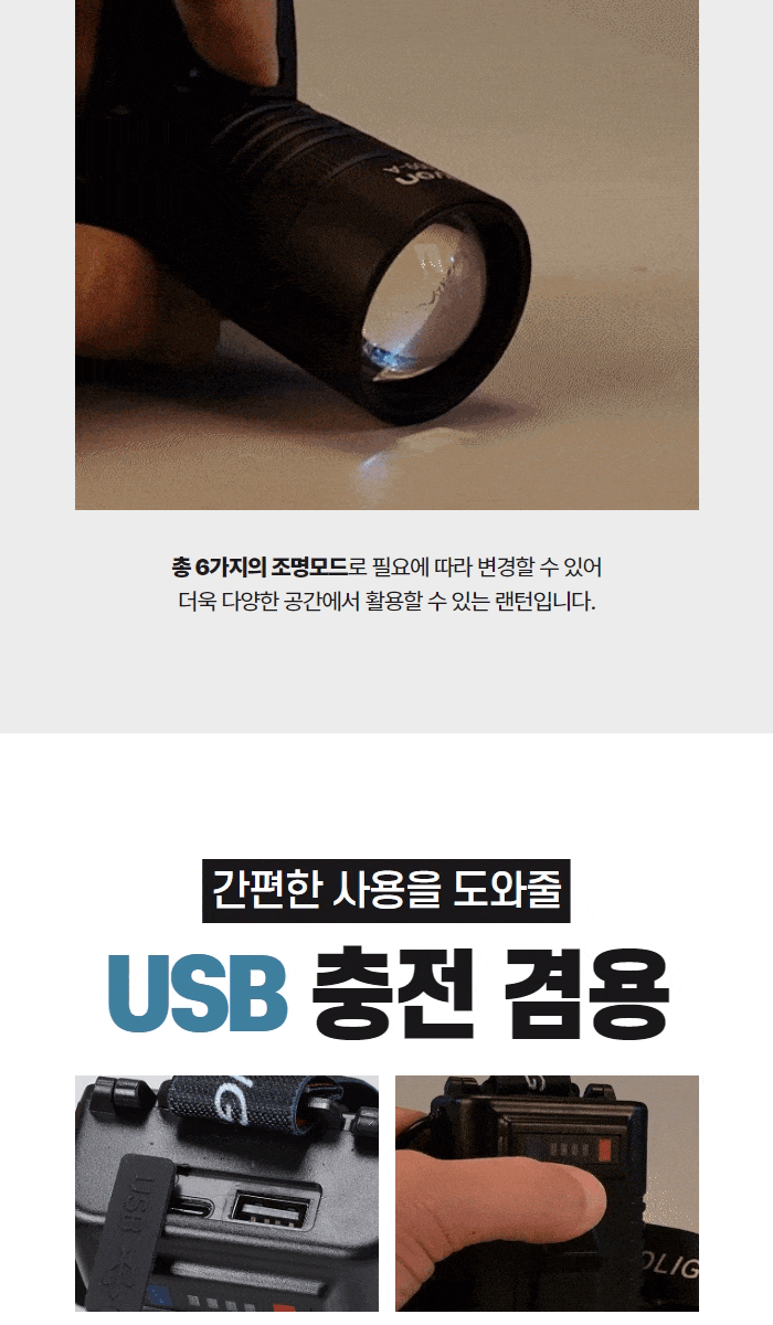 비츠온 랜턴 led(헤드용) ct009-a 배터리 미포함 320루멘 3.gif