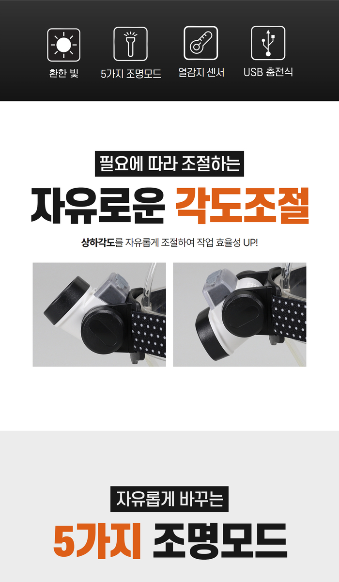 비츠온 랜턴 led(헤드용) pld-w-12 열센서  충전식(c타입) 300루멘 2.jpg